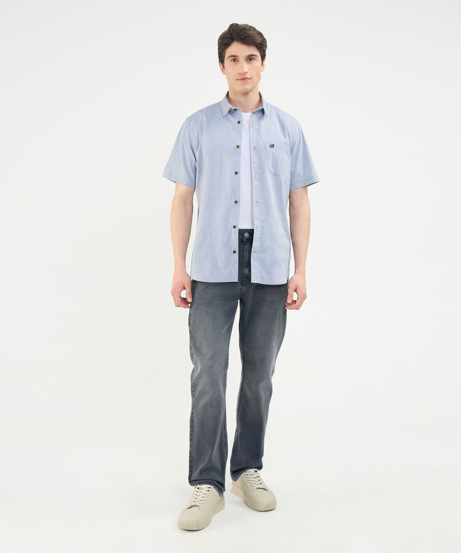 Jeans Regular Tono Negro