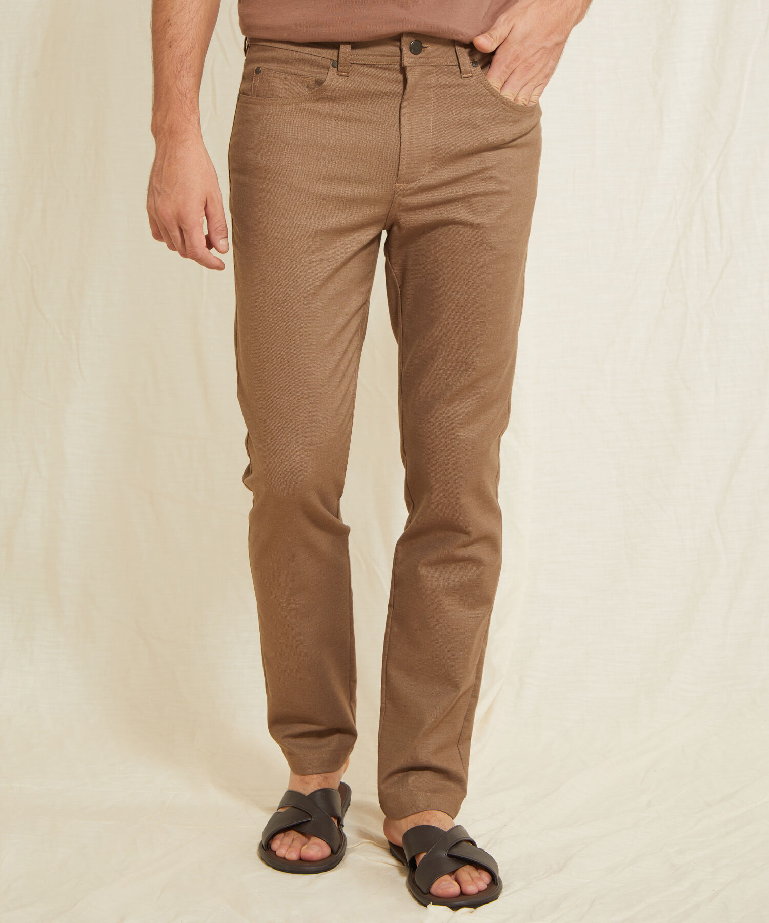 Pantal&oacute;n Prete&ntilde;ido Cinco Bolsillo