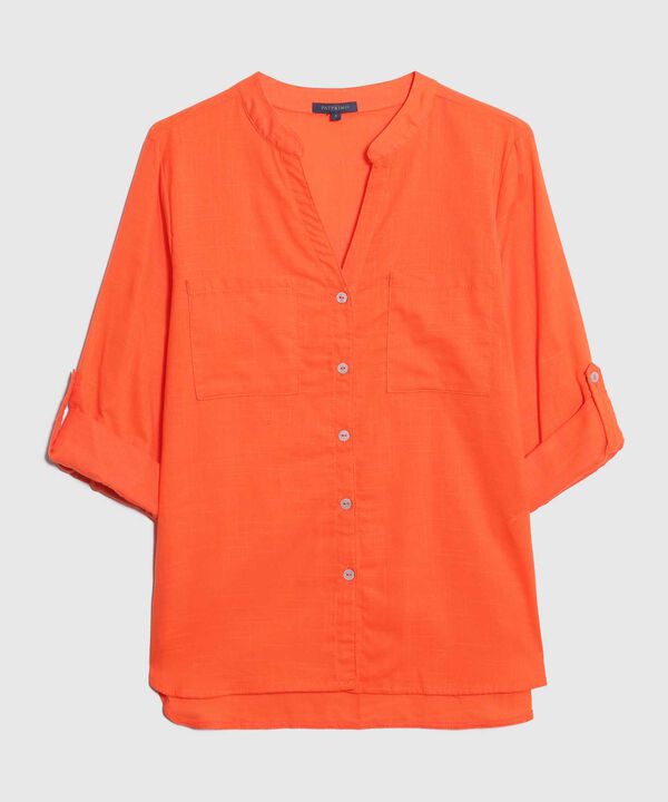 Blusa en Efecto Lino image number null