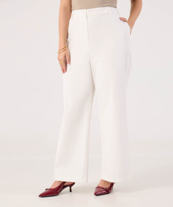 Pantalon Unicolor Para Mujer image number null