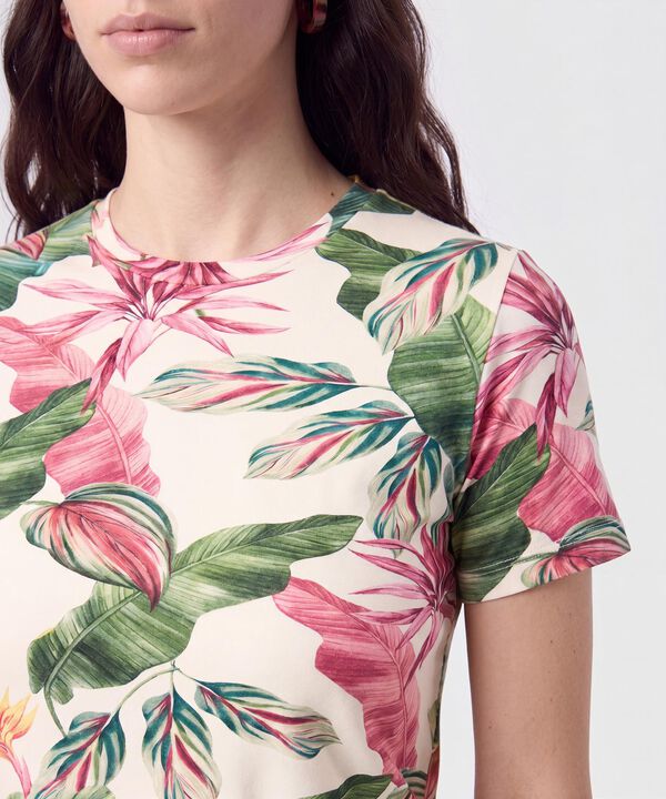 Camiseta Cl&aacute;sica Manga Corta Para Mujer