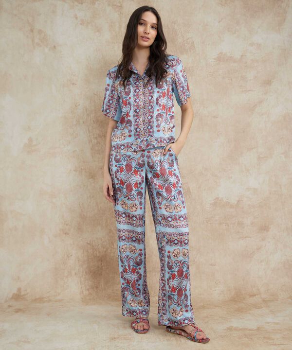 Pantalon Estampado Beatriz Camacho image number null