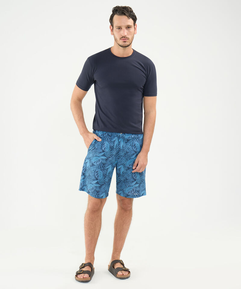 Camiseta Slim Cuello Redodno Manga Corta