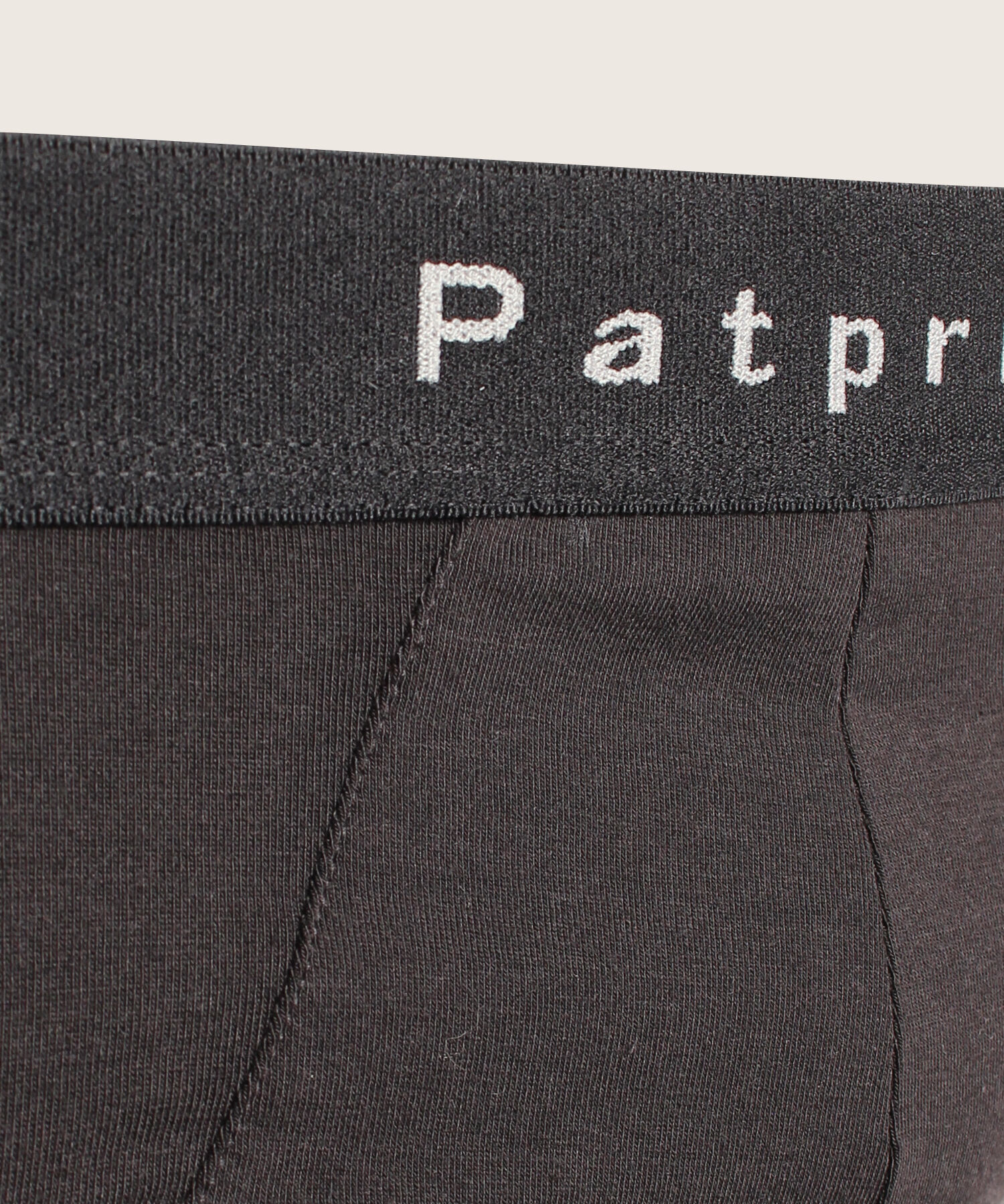 Calzoncillo Tipo Tanga Unicolor En Algod&oacute;n Con El&aacute;stico Expuesto