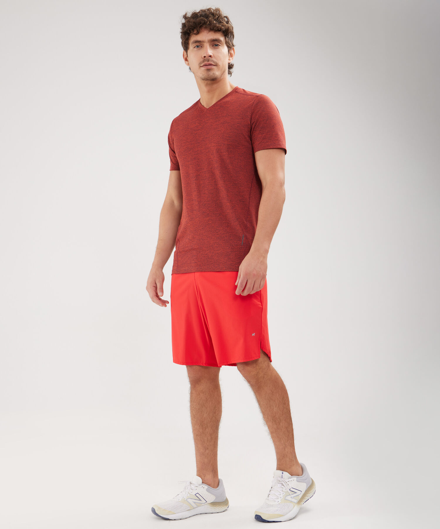 Bermudas Para Hombre De Diseño Deportivo Con Aberturas