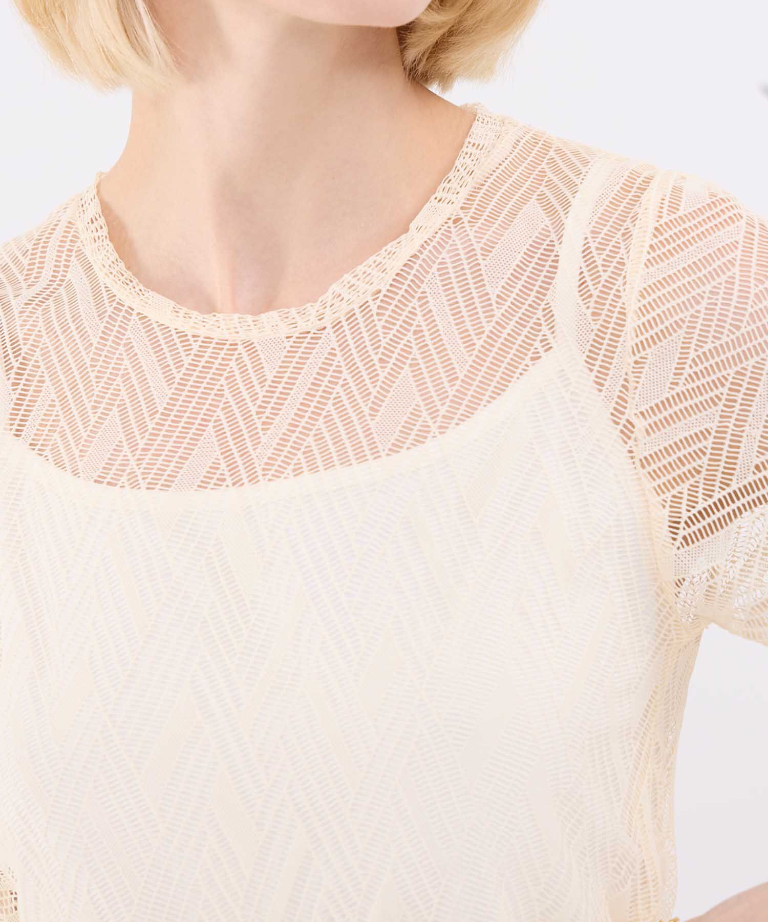 Camiseta Texturisada Para Mujer