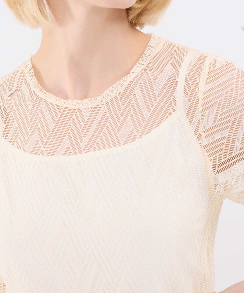 Camiseta Texturisada Para Mujer
