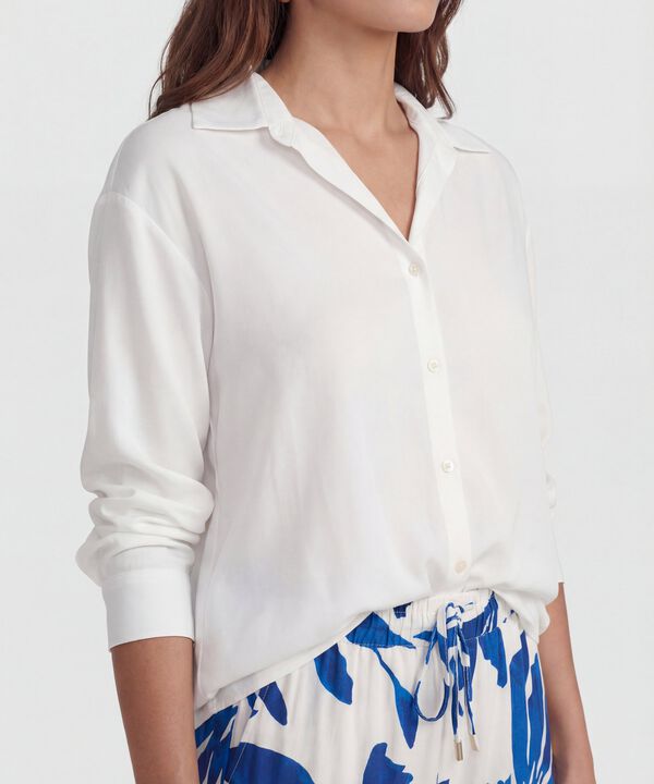 Camisa Unicolor Satinada 