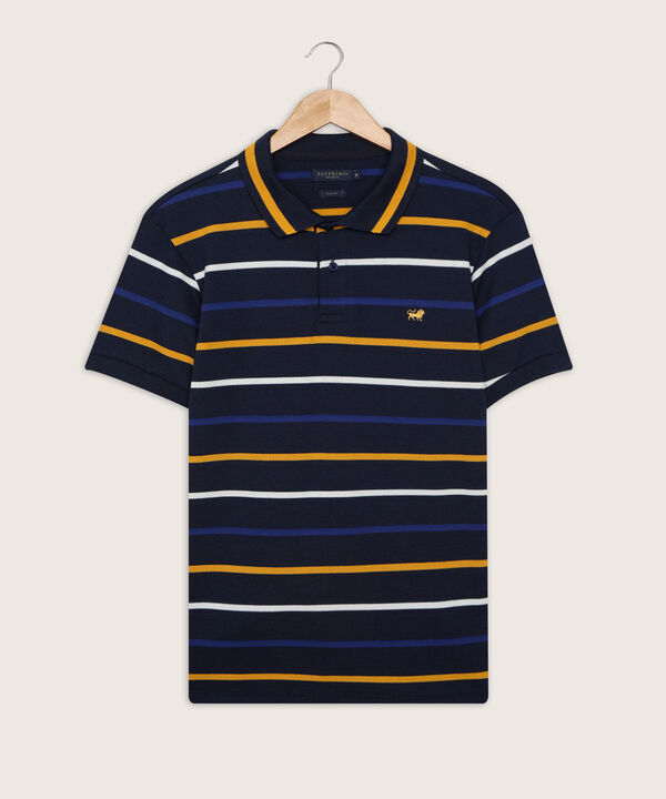 Polo Cuello Y Puño Tejido