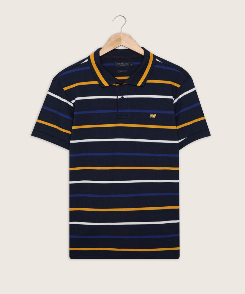 Polo Cuello Y Puño Tejido