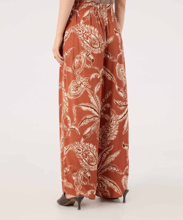 Pantalón Fluido Estampado image number null