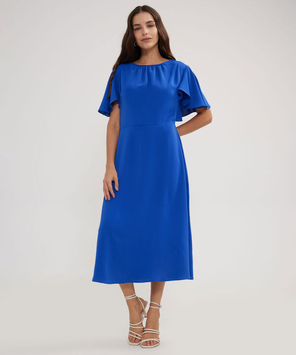 Vestido Unicolor Midi