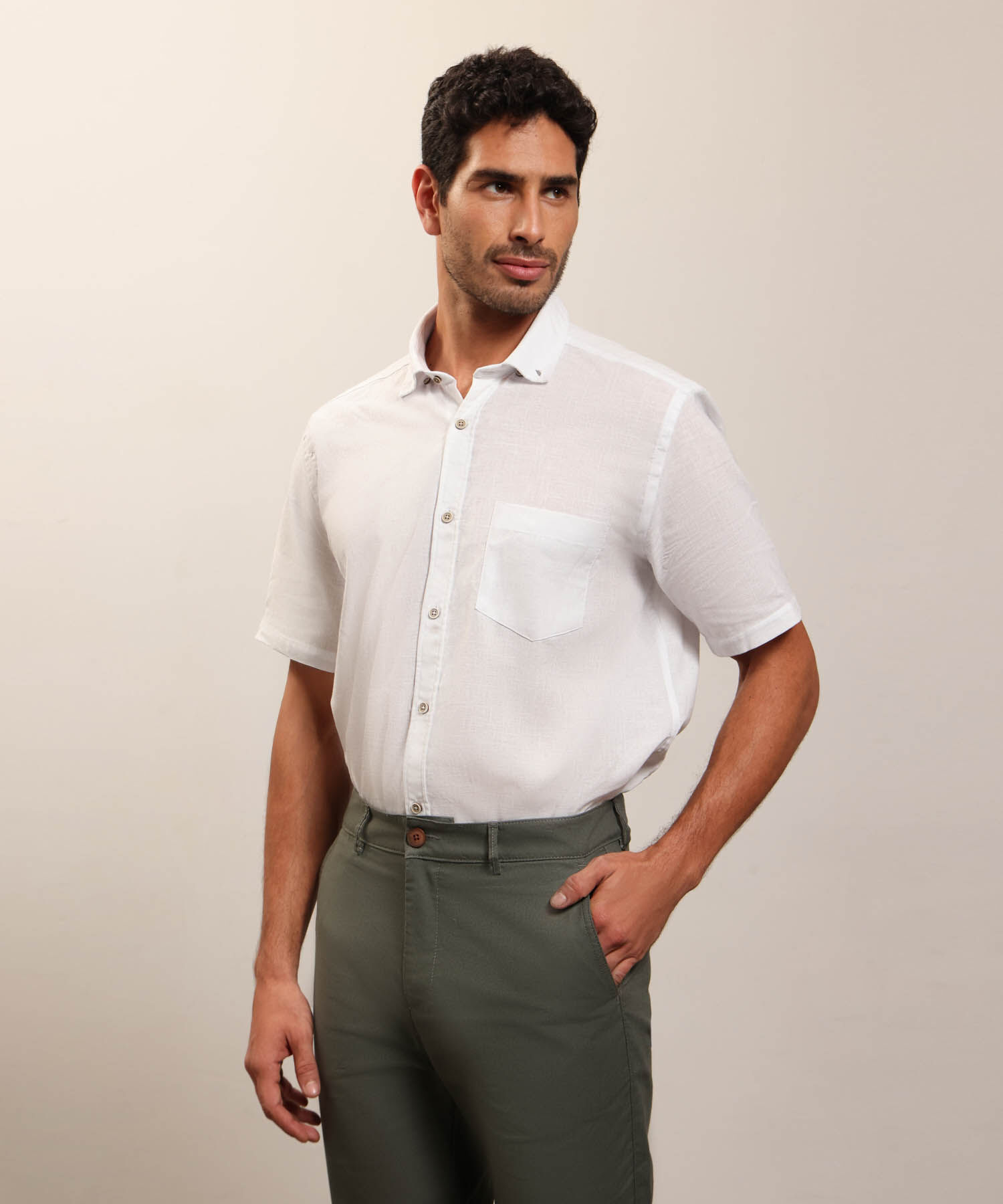 Camisa manga corta para hombre