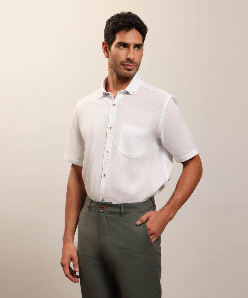 Camisa manga corta para hombre