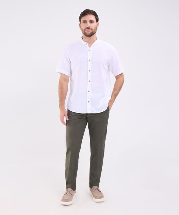 Pantalon Unicolor Para Hombre image number null