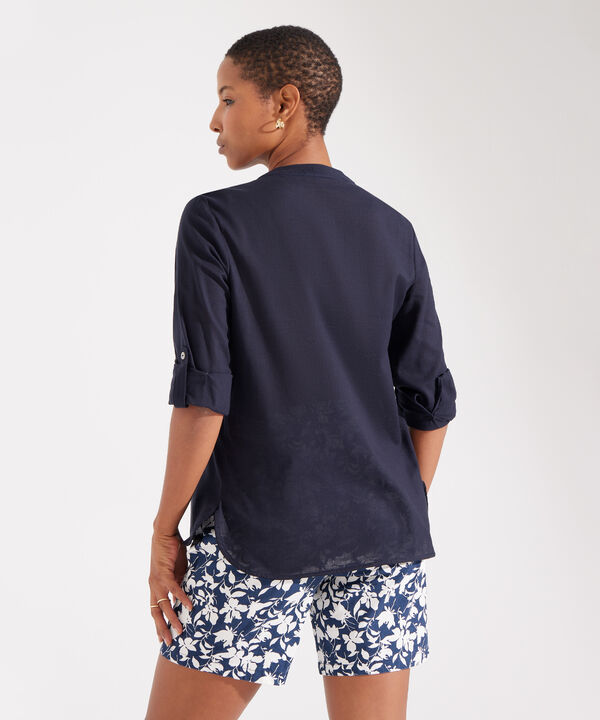 Blusa Manga ¾ en Lino image number null