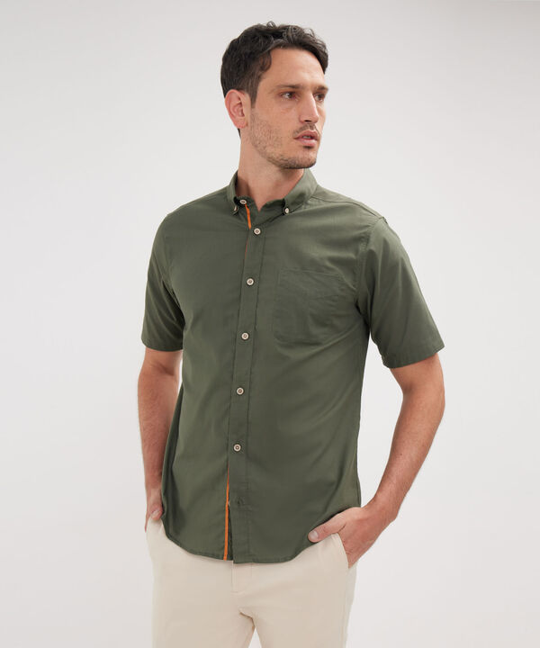 Camisa Manga Corta Unicolor