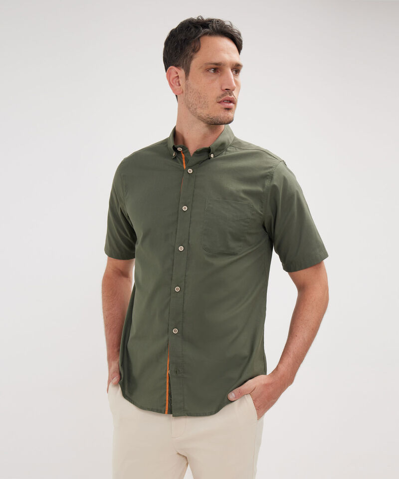 Camisa Manga Corta Unicolor