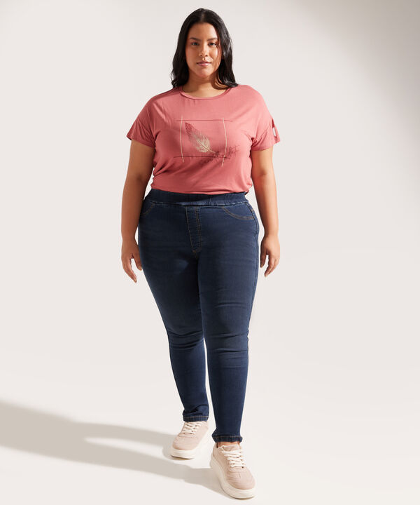 Jean Skinny Tiro Alto image number null