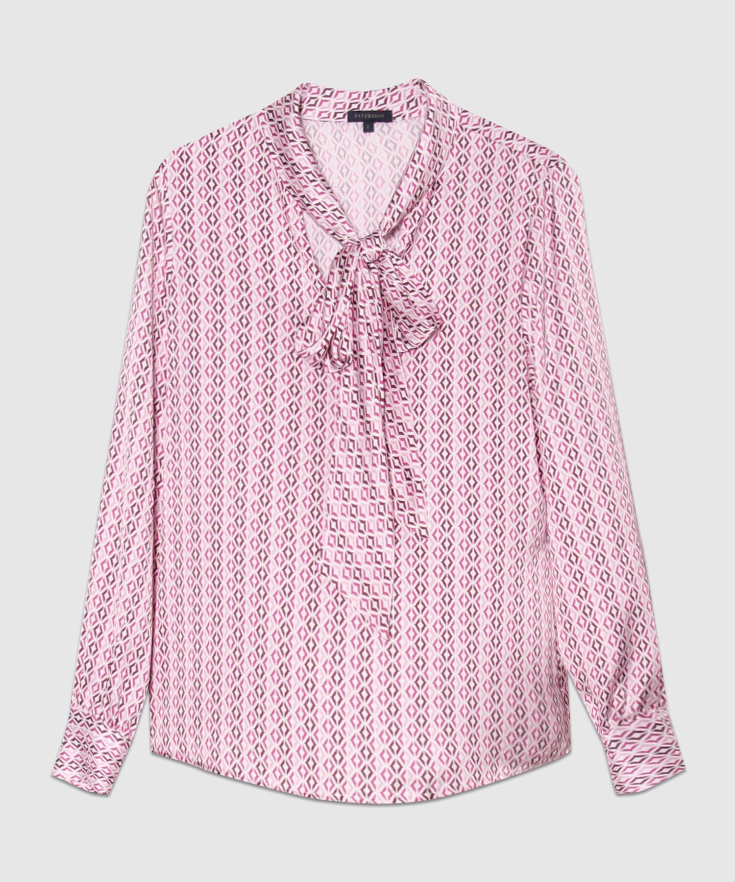 Blusa Corbatera Estampada