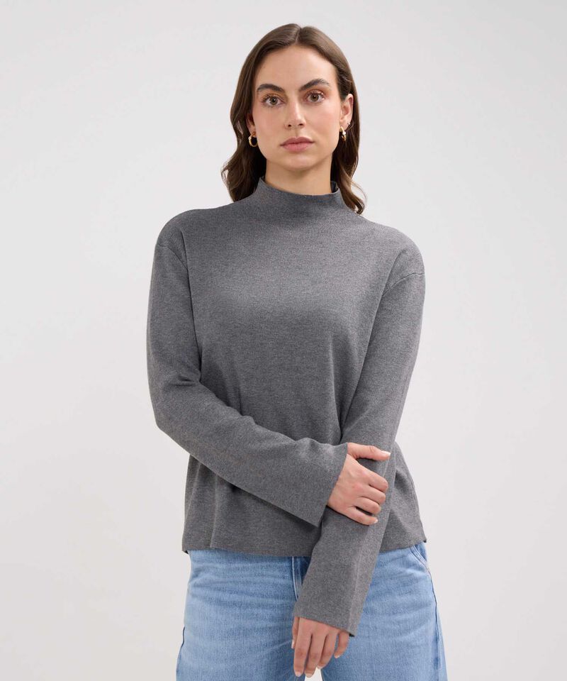 Saco Tejido Cuello Alto