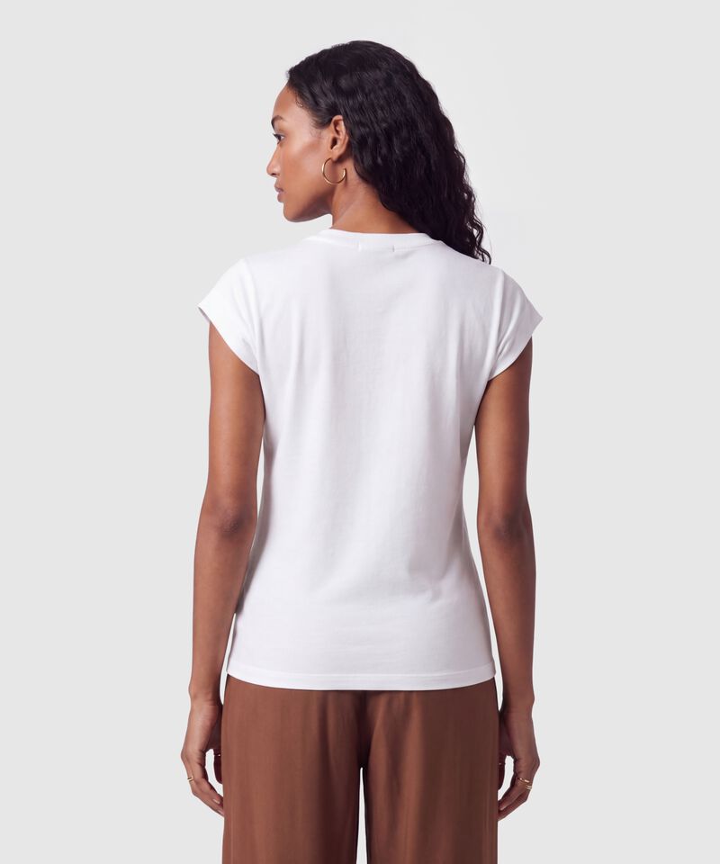 Camiseta Con Bordado Para Mujer