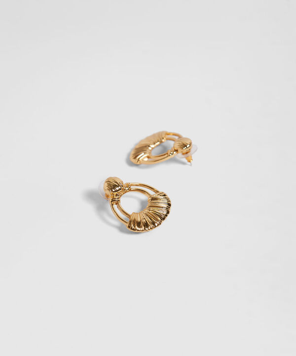 Aretes Dorados Para Mujer image number null