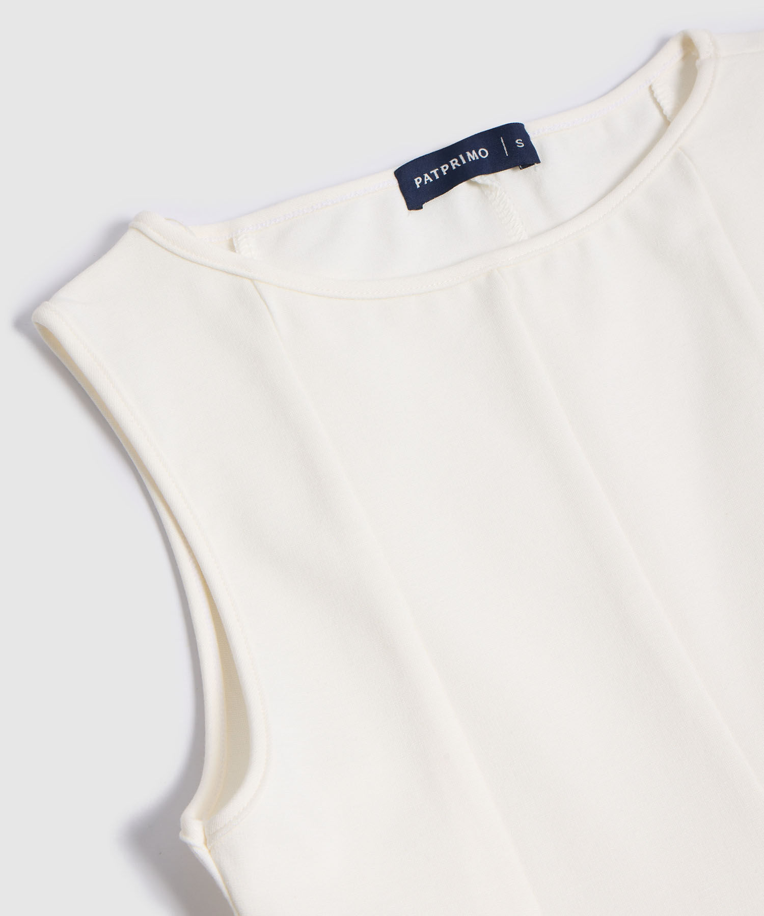 Camiseta Unicolor con Pinzas para Mujer