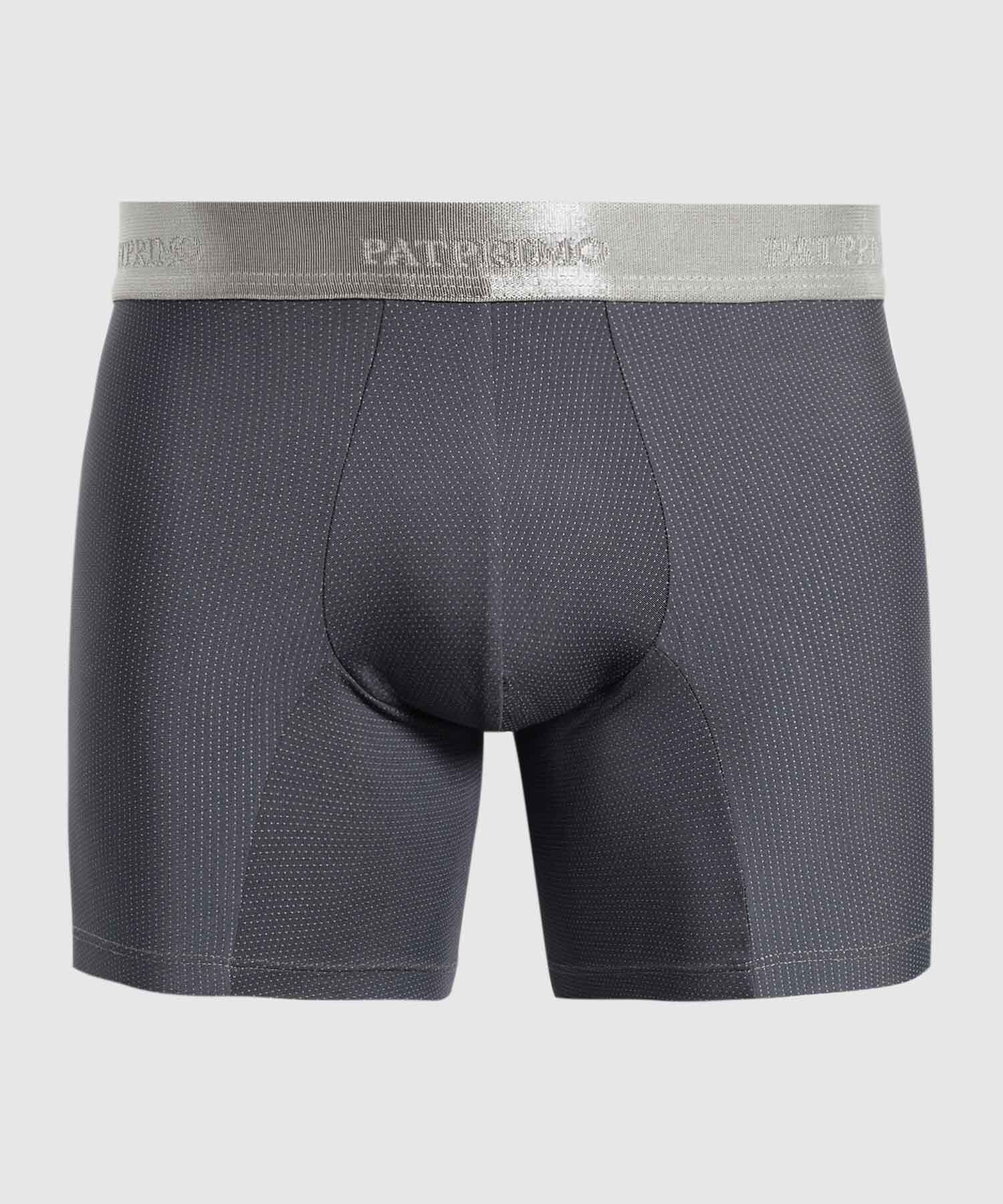 Set x2 B&oacute;xers Largos con Textura Microperforada para Hombre