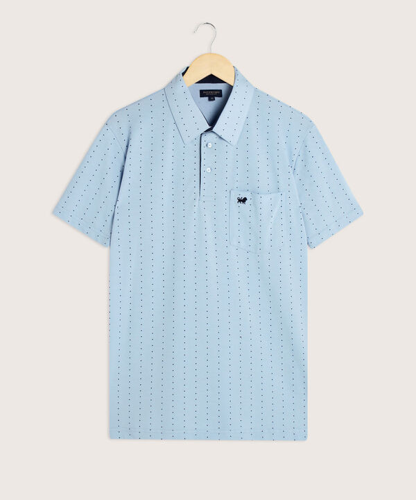Polo Estampada Cuello Duro image number null
