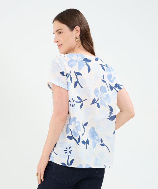 Blusa estampada para mujer image number null