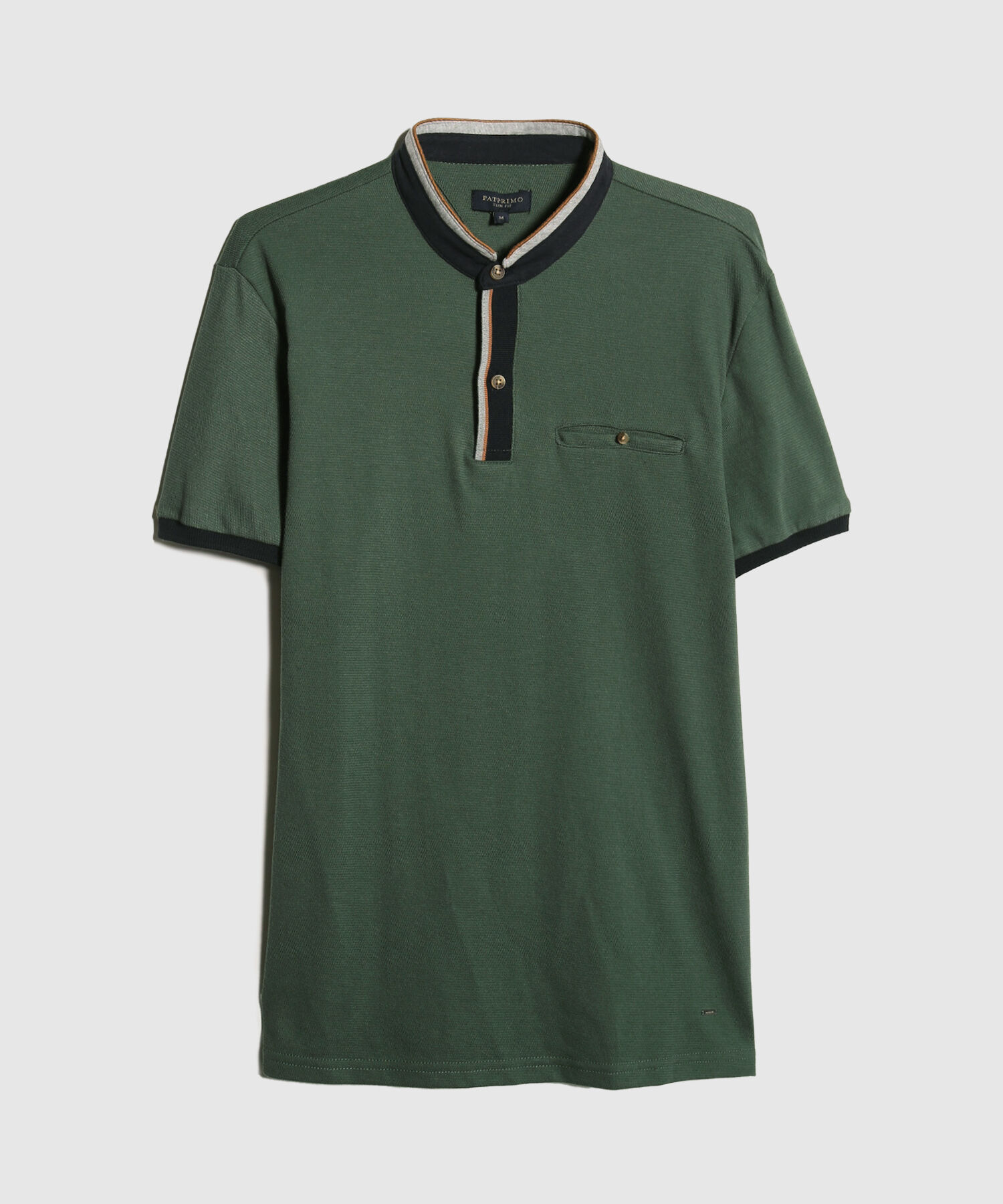 Polo Cuello Neru Con Bolsillo