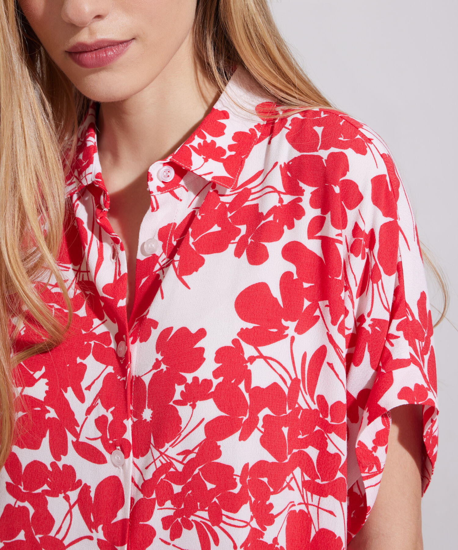 Camisa Manga Corta Corrida Estampada