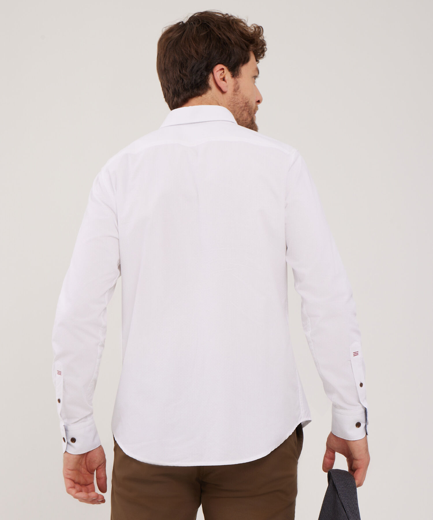 Camisa Manga Larga Unicolor