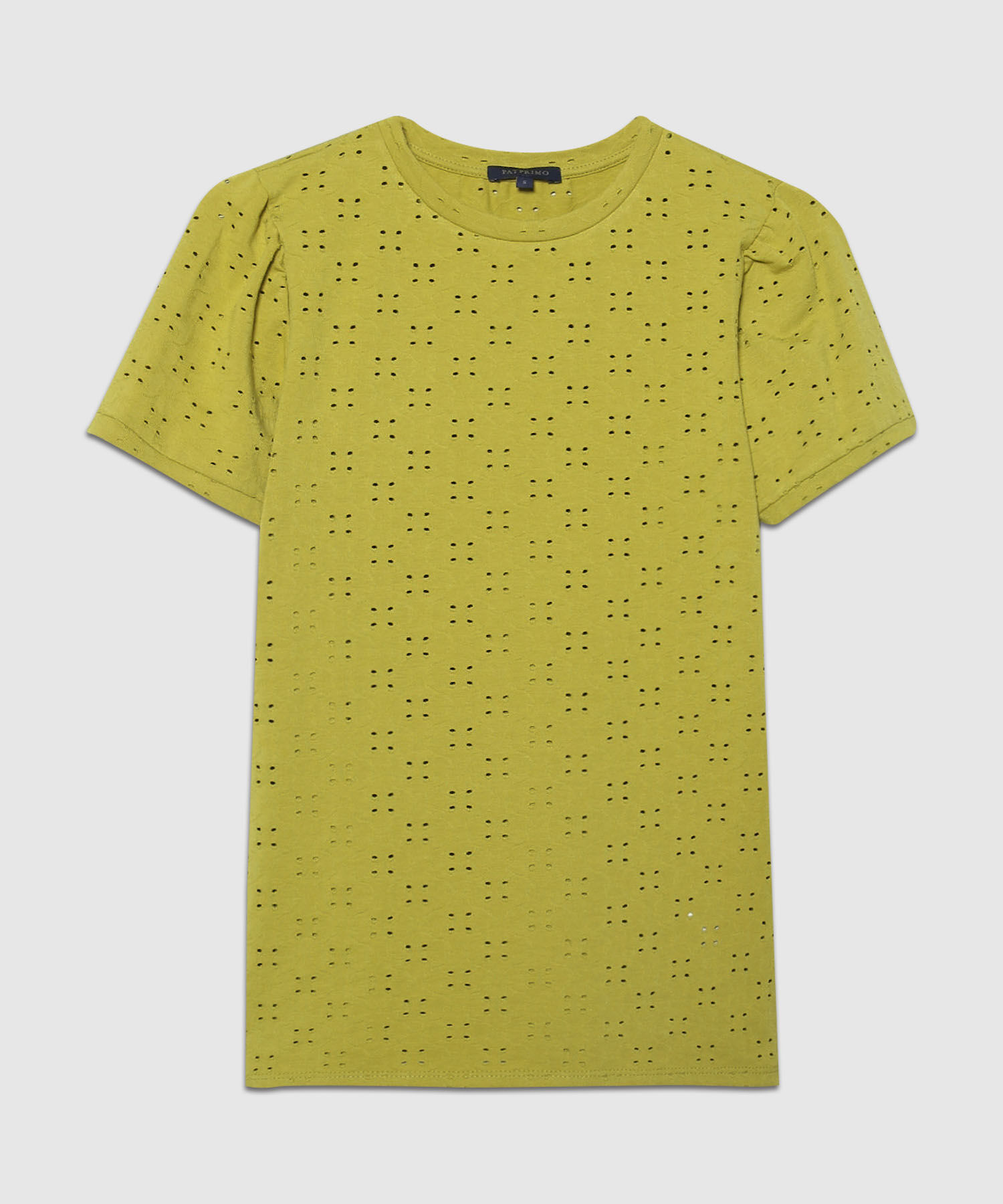 Camiseta Unicolor Manga Corta