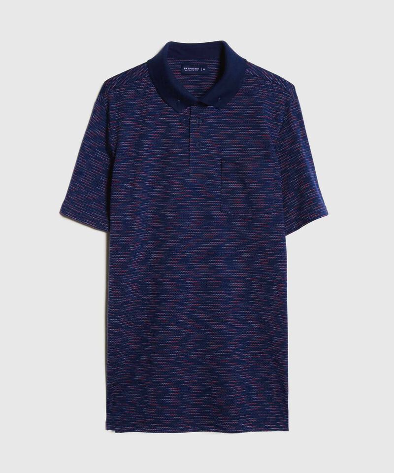 Polo Manga Corta Preteñida