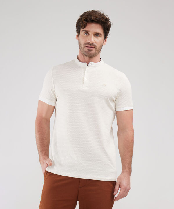 Polo Estampada, Cuello Mao image number null