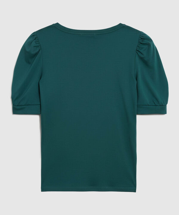 Camiseta de Manga Corta con Prenses para Mujer image number null