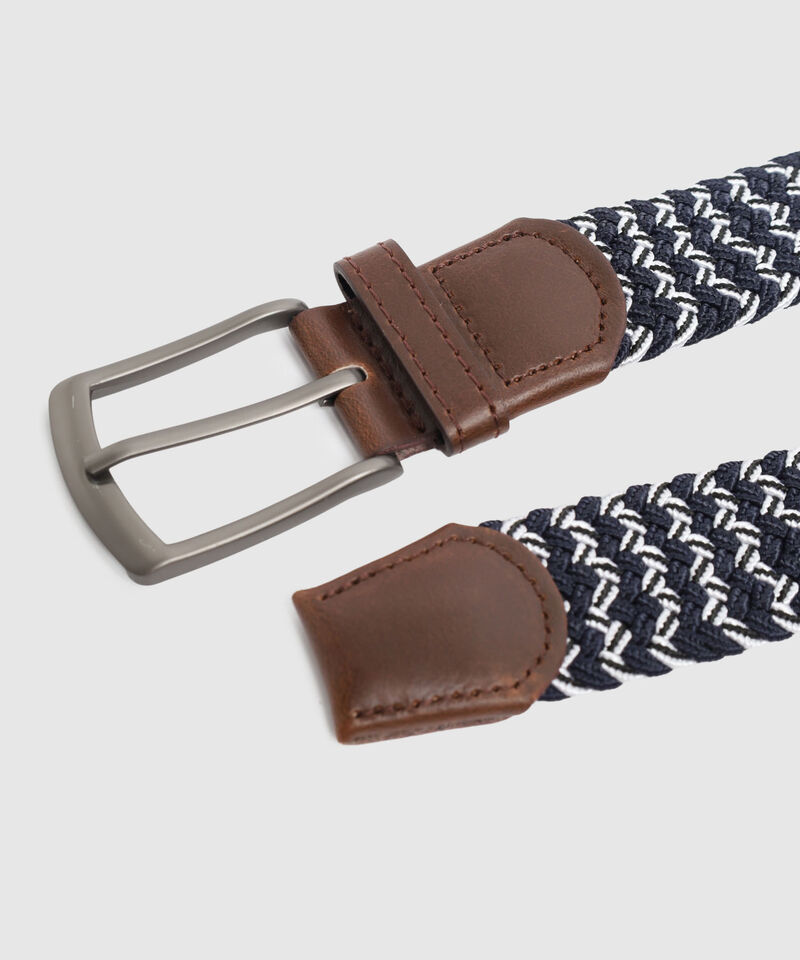 Cintur&oacute;n Tejido El&aacute;stico Para Hombre