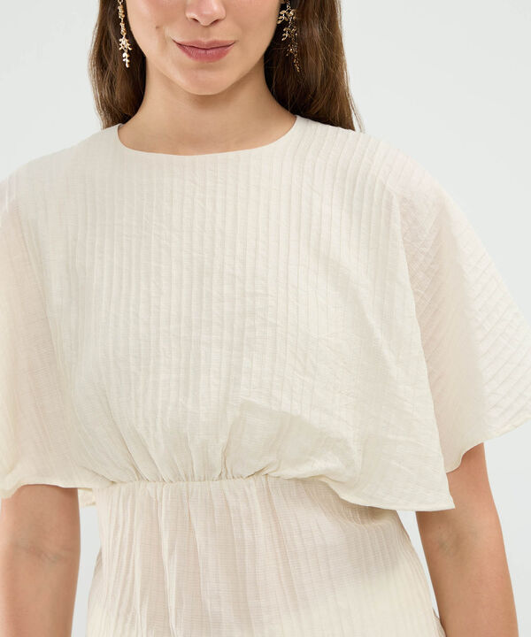 Blusa Con Manga Acampanada Para Mujer image number null