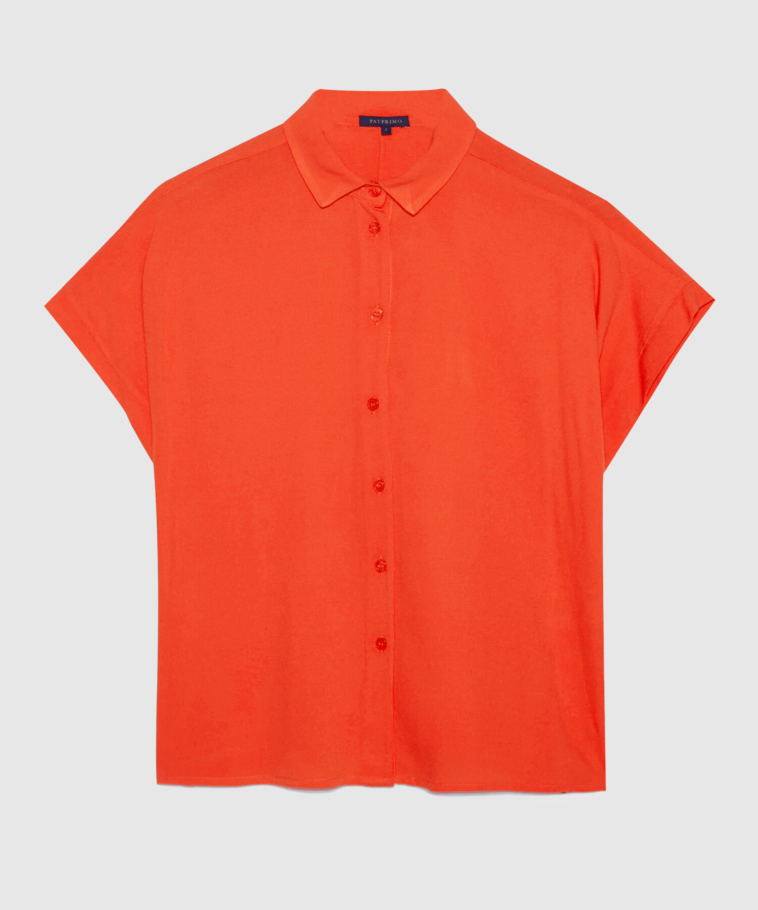 Camisa Manga Corta Corrida Unicolor