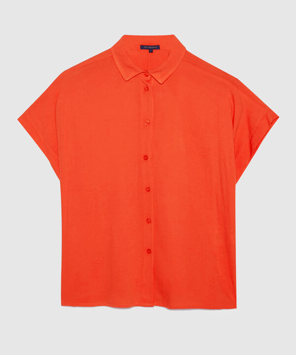 Camisa Manga Corta Corrida Unicolor