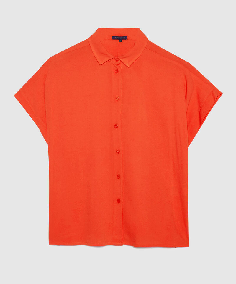 Camisa Manga Corta Corrida Unicolor