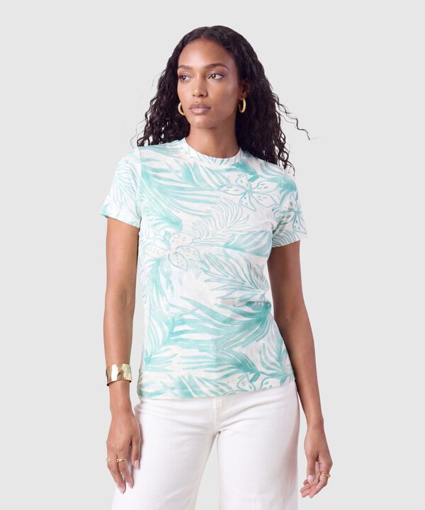 Camiseta Con Estampado Para Mujer image number null