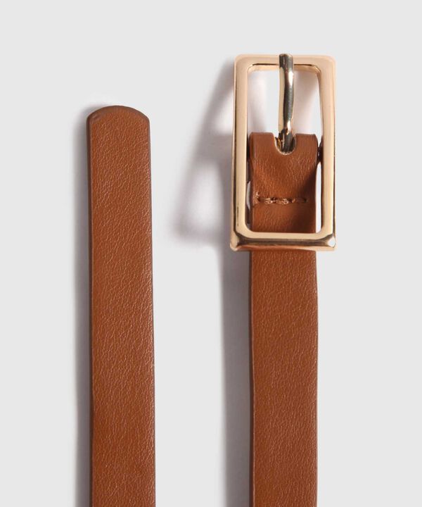 Cinturón Hebilla Rectangular
