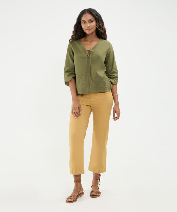 Blusa Bordada Para Mujer image number null