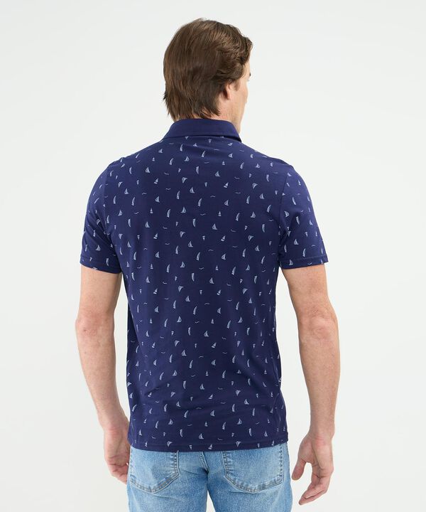Polo Estampado de Barcos
