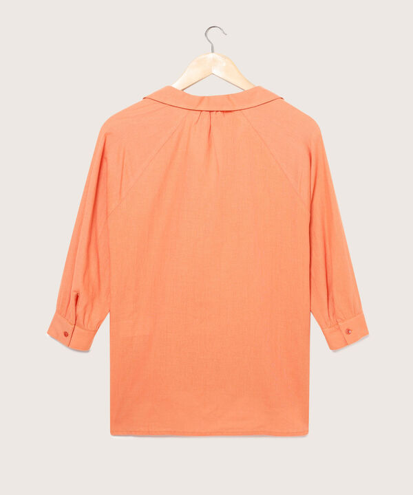 Camisa Manga Tres Cuartos Con Puño