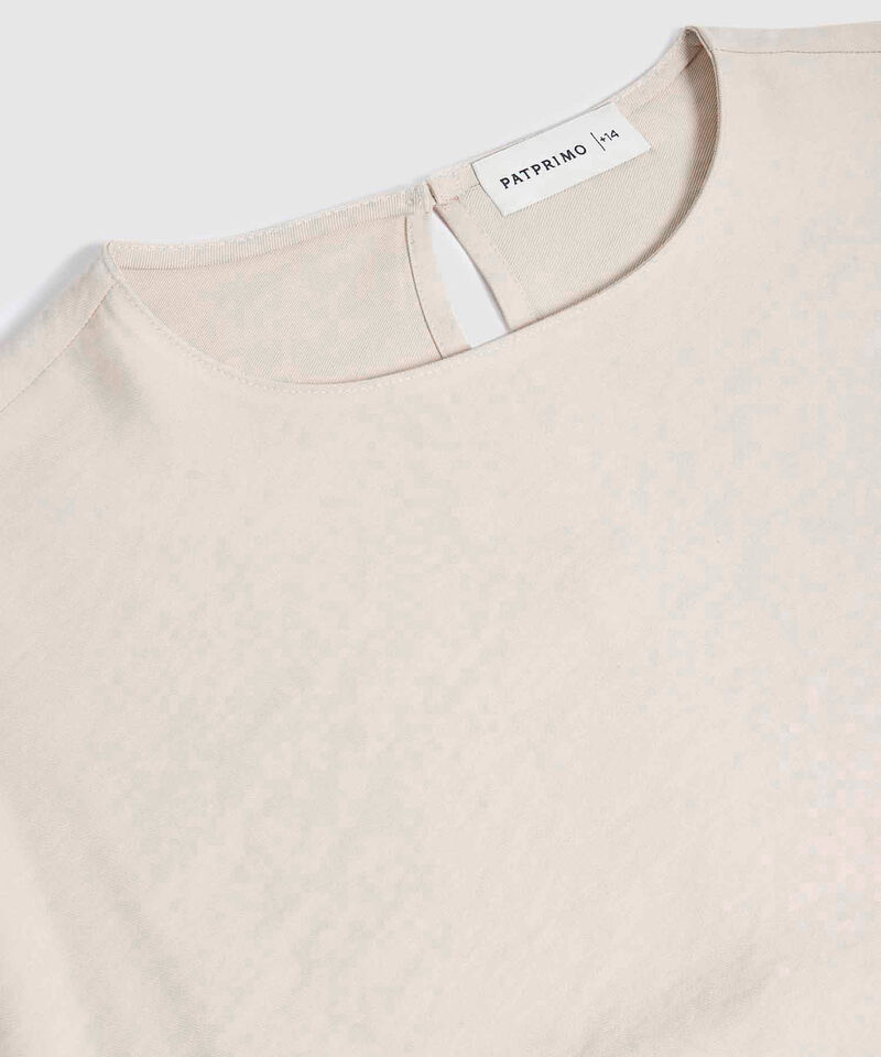 Blusa con cinturon para mujer curvy