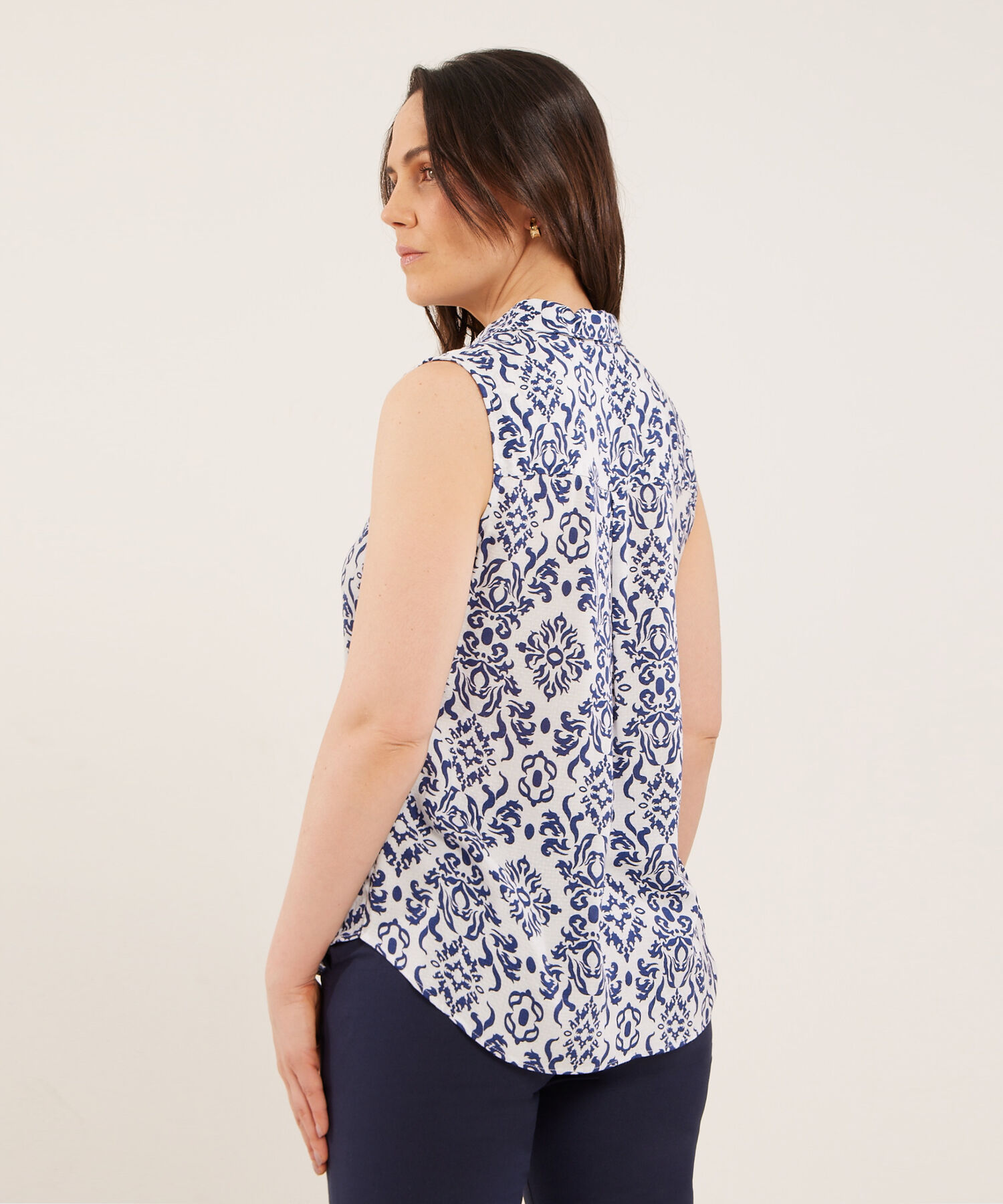 Camisa Manga Sisa Estampada